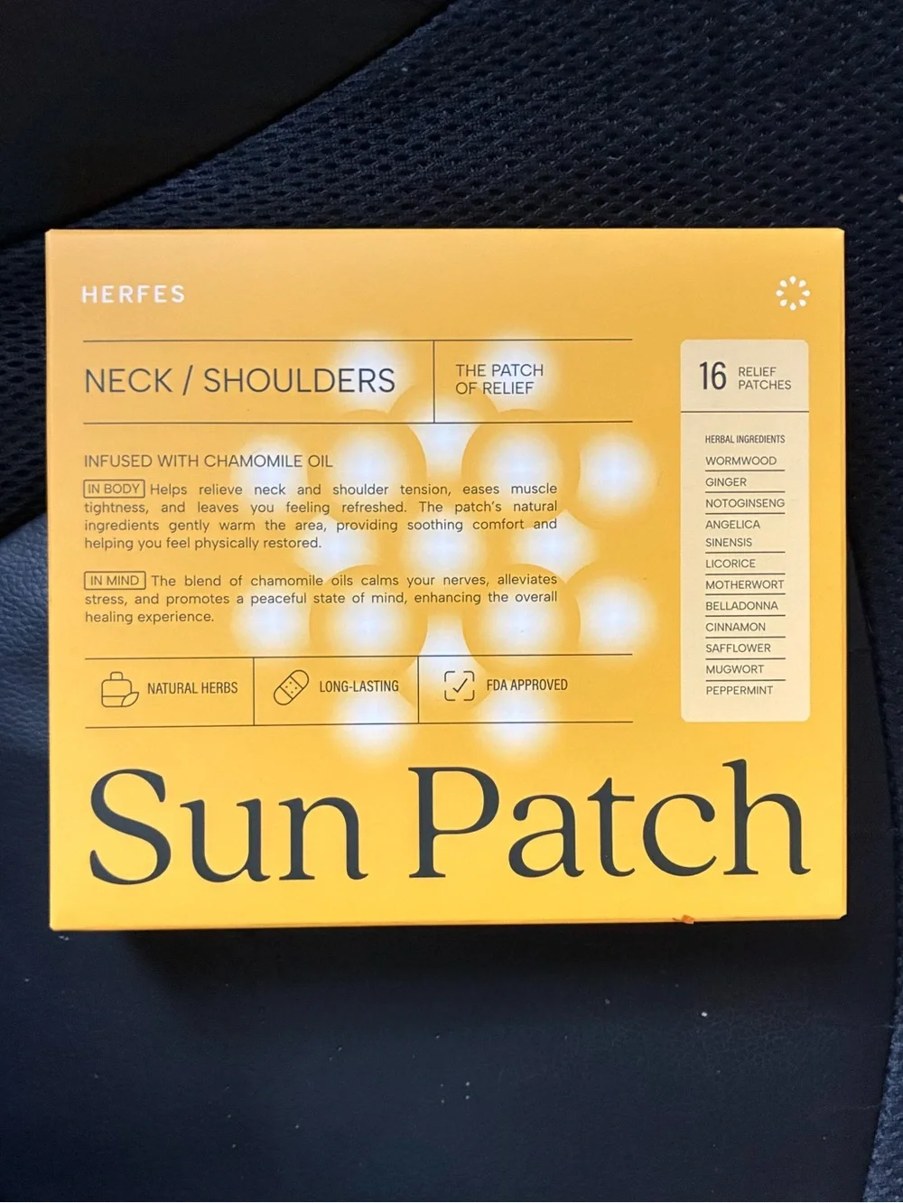 Sun Patch Neck & Shoulders Relief Patches
